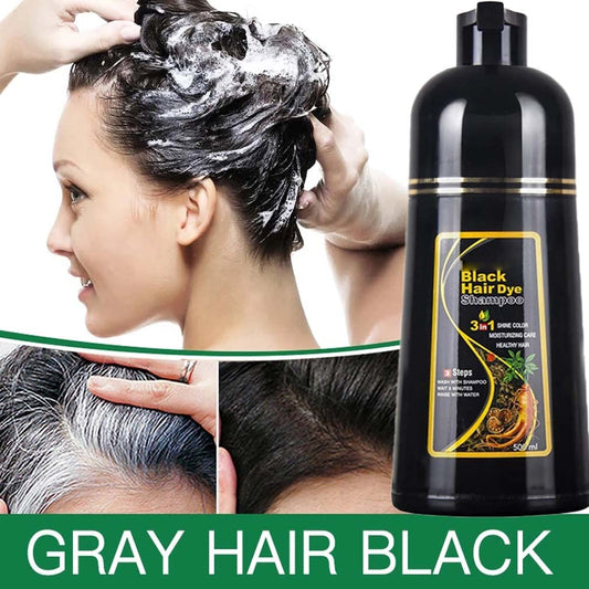 SHAMPOO UNISEX CUBRE CANAS (NEGRO)